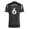 Officiële Voetbalshirt + Korte Broek Arsenal Gabriel 6 Uit 2024-25 - Kids